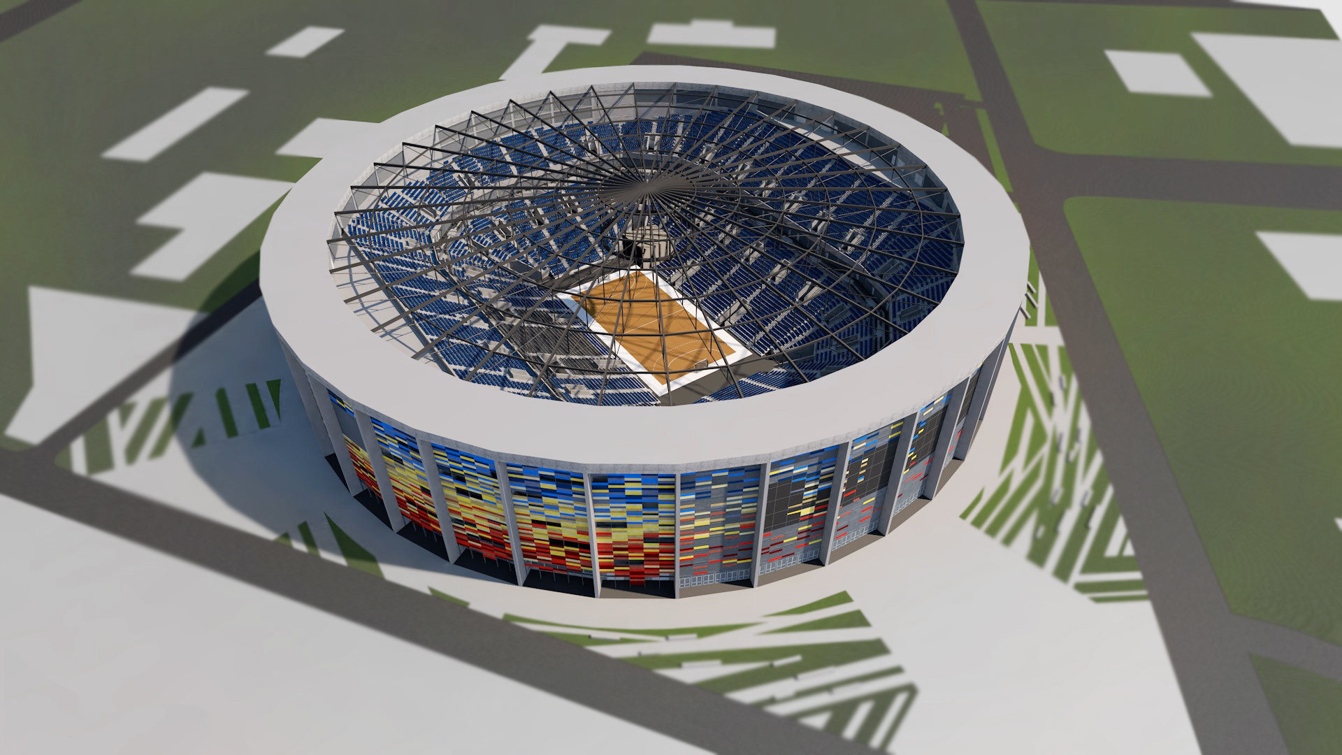 Indoor Arena Bucharest vision4venue we create homes for sport