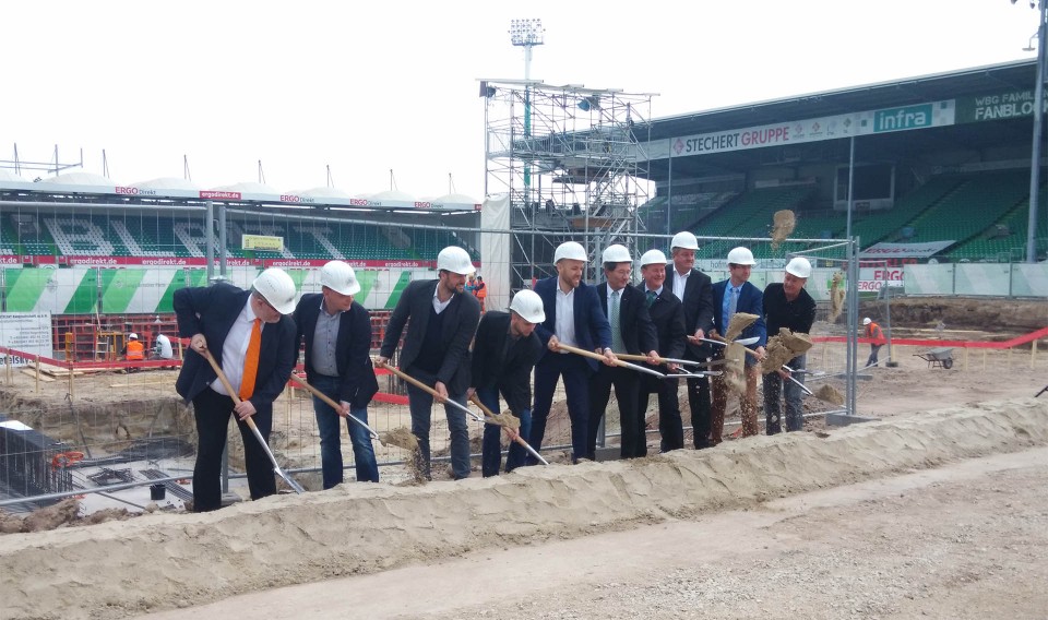 Ceremony of laying the foundation stone